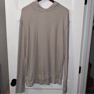 Vuori Men's Waffle Hoodie in Marshmallow Size XL